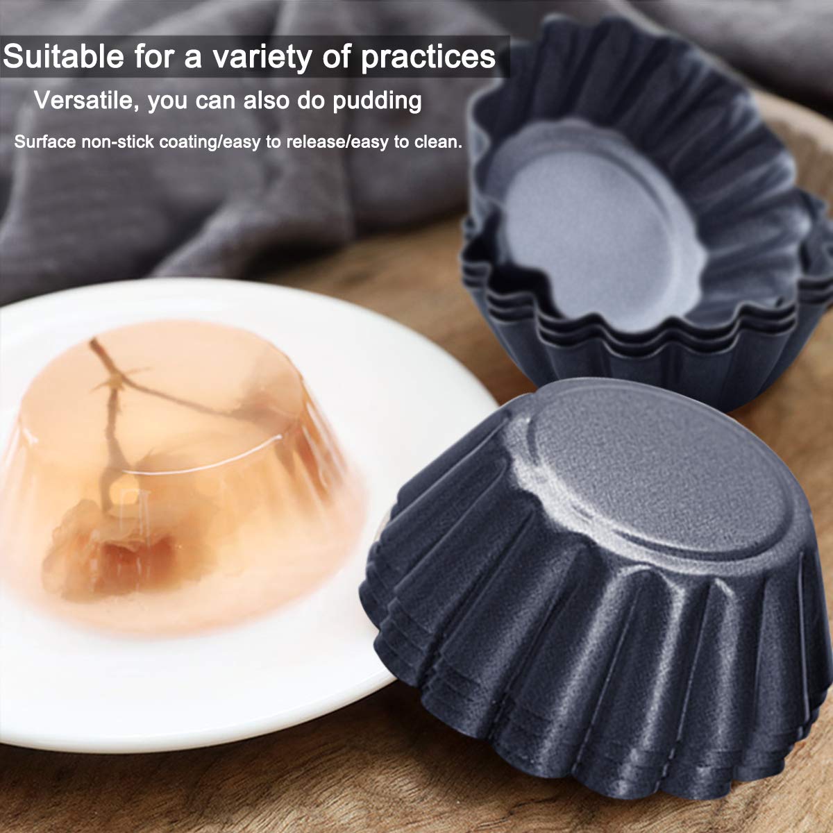 Amytalk baking tools for egg tarts and other bite-sized treats.