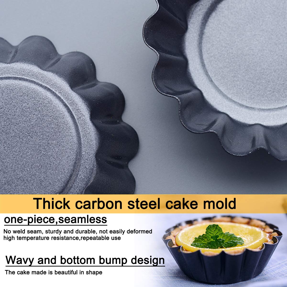 Amytalk mini tart mold collection for small batch desserts and snacks.