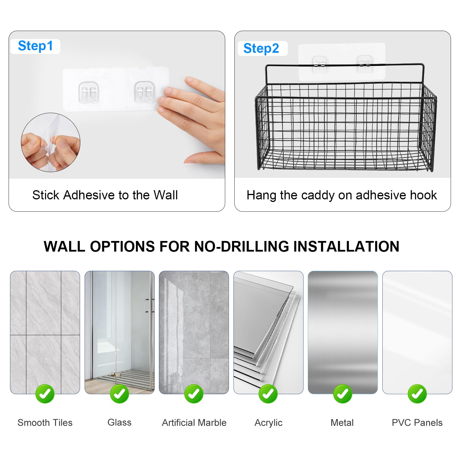 AMZABBY kitchen shelf storage keeps small items organized and accessible