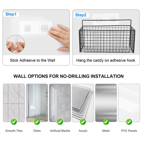 AMZABBY kitchen shelf storage keeps small items organized and accessible
