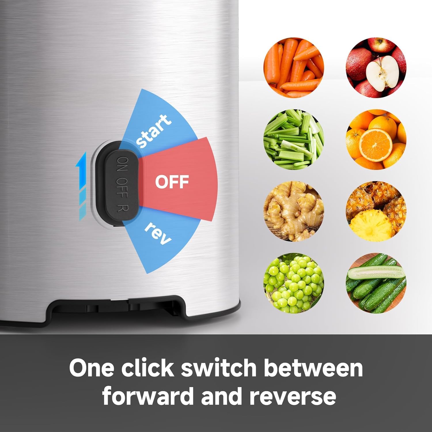 AMZCHEF easy-assembly and included brush simplify cleanup.