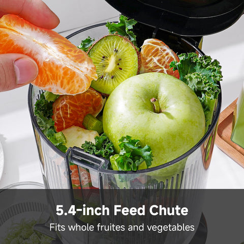 AMZCHEF juicer safety lock ensures safe operation for family use.