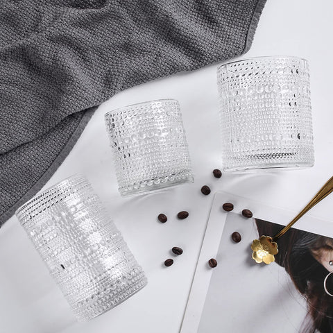 Amzcku Vintage Highball Glass Set 6 packaging, ready for gifting.