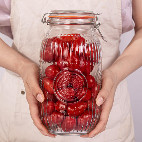 Amzcku wide mouth design simplifies filling, cleaning, and refilling bulk items.