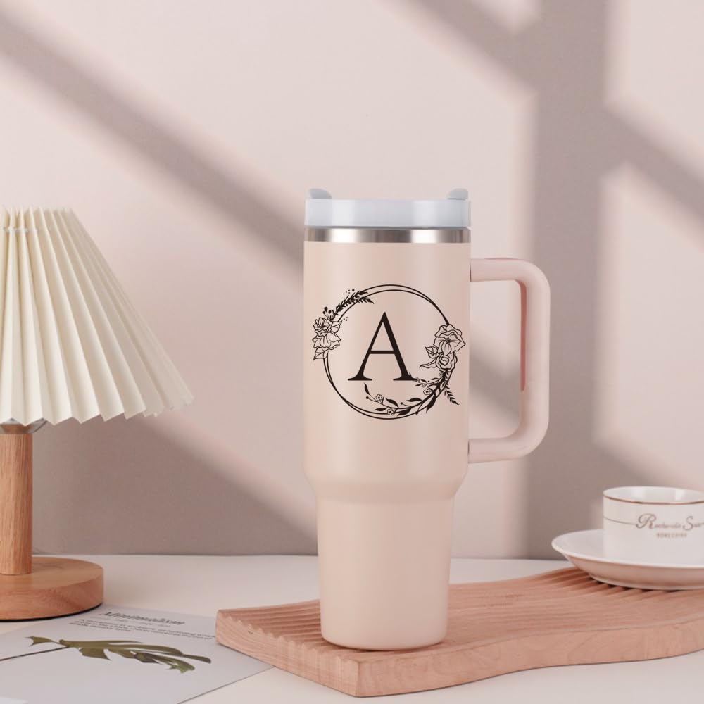 AMZUShome double-walled insulation demonstrates temperature retention on a 40oz tumbler.