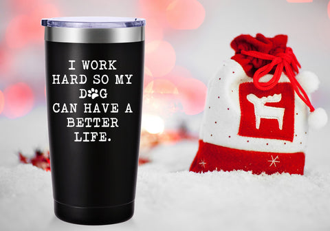 AMZUShome sweat-proof stainless steel mug keeps hands dry during use.