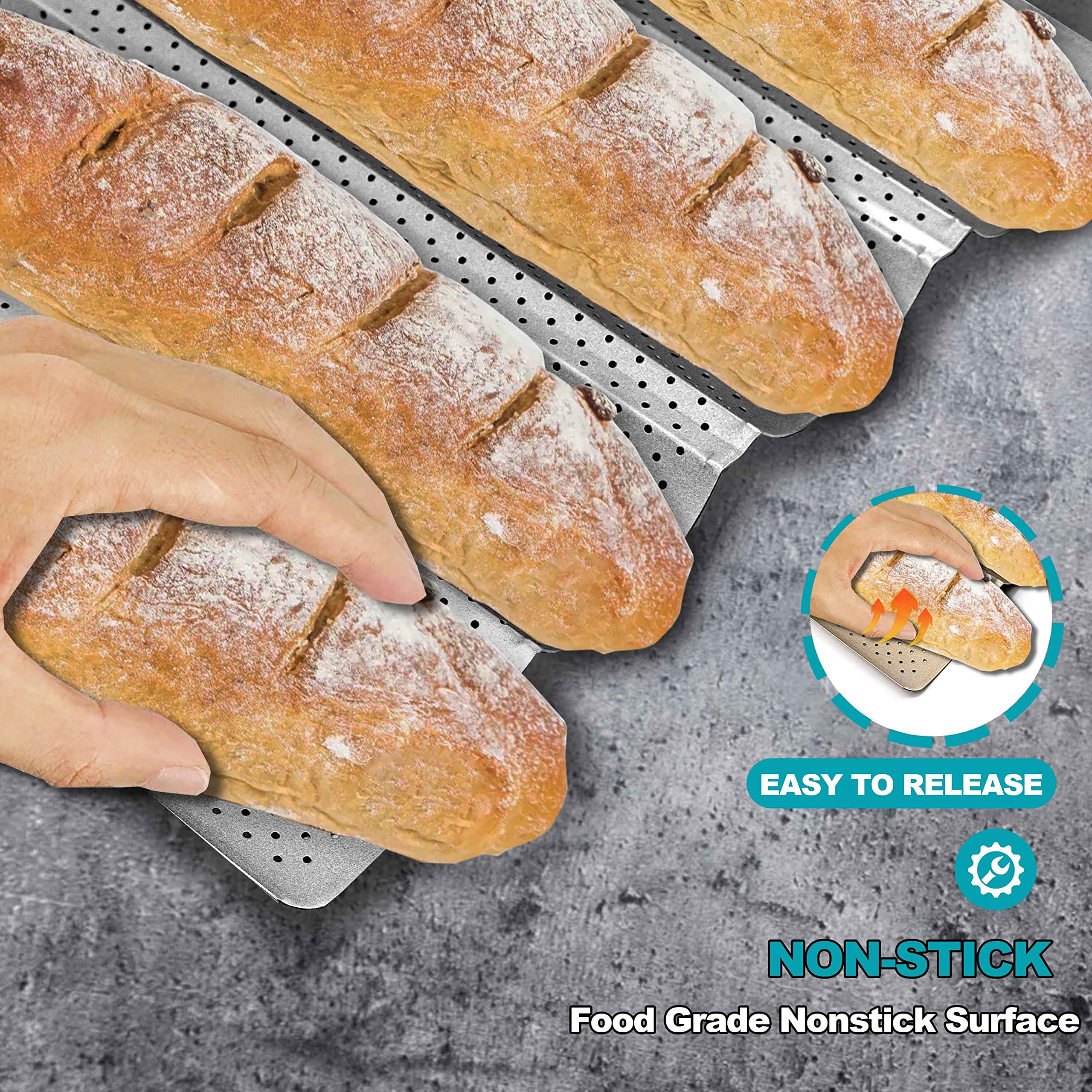 Anaeat dishwasher-safe pan simplifies post-bake cleanup.