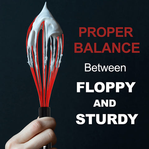 Anaeat 11in silicone balloon whisk ideal for larger bowls and sauces.