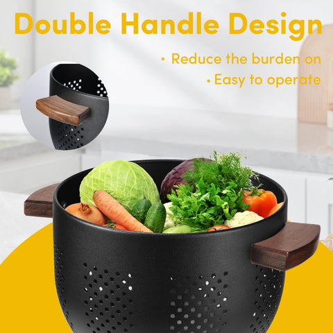 Self-draining base design helps quick, clutter-free draining over the sink.