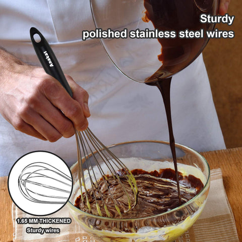 Anaeat 1.68 mm thick BPA-free wire detail emphasizes durability and smooth results