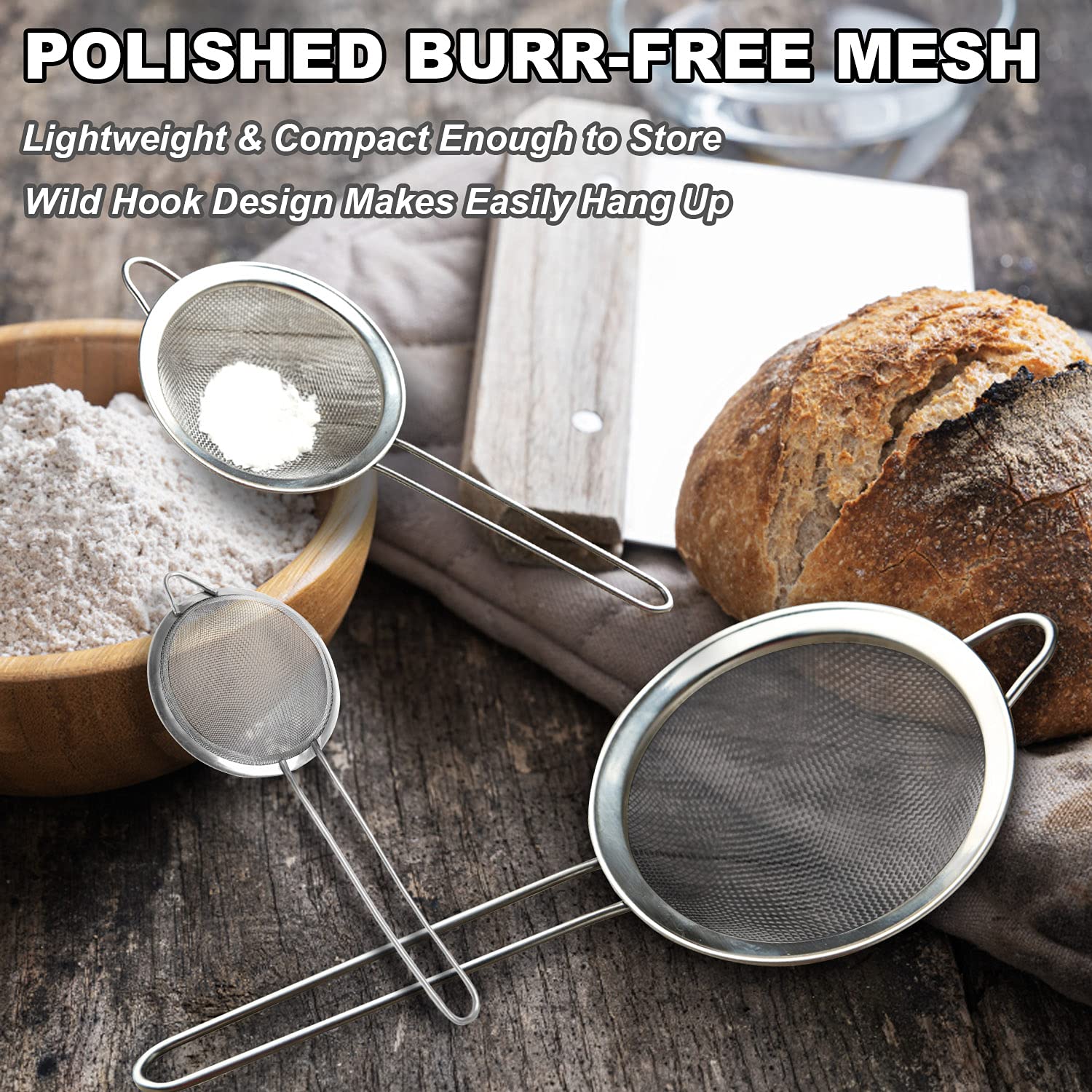 Anaeat dishwasher-safe strainer ready for quick cleanup.