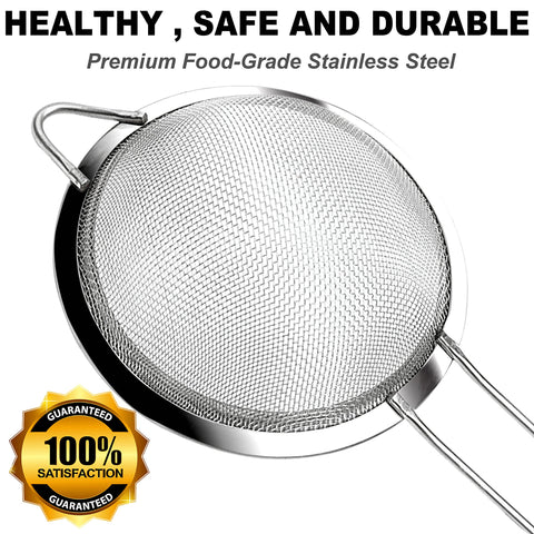 Anaeat easy-clean strainer rinses clean and stores compactly.
