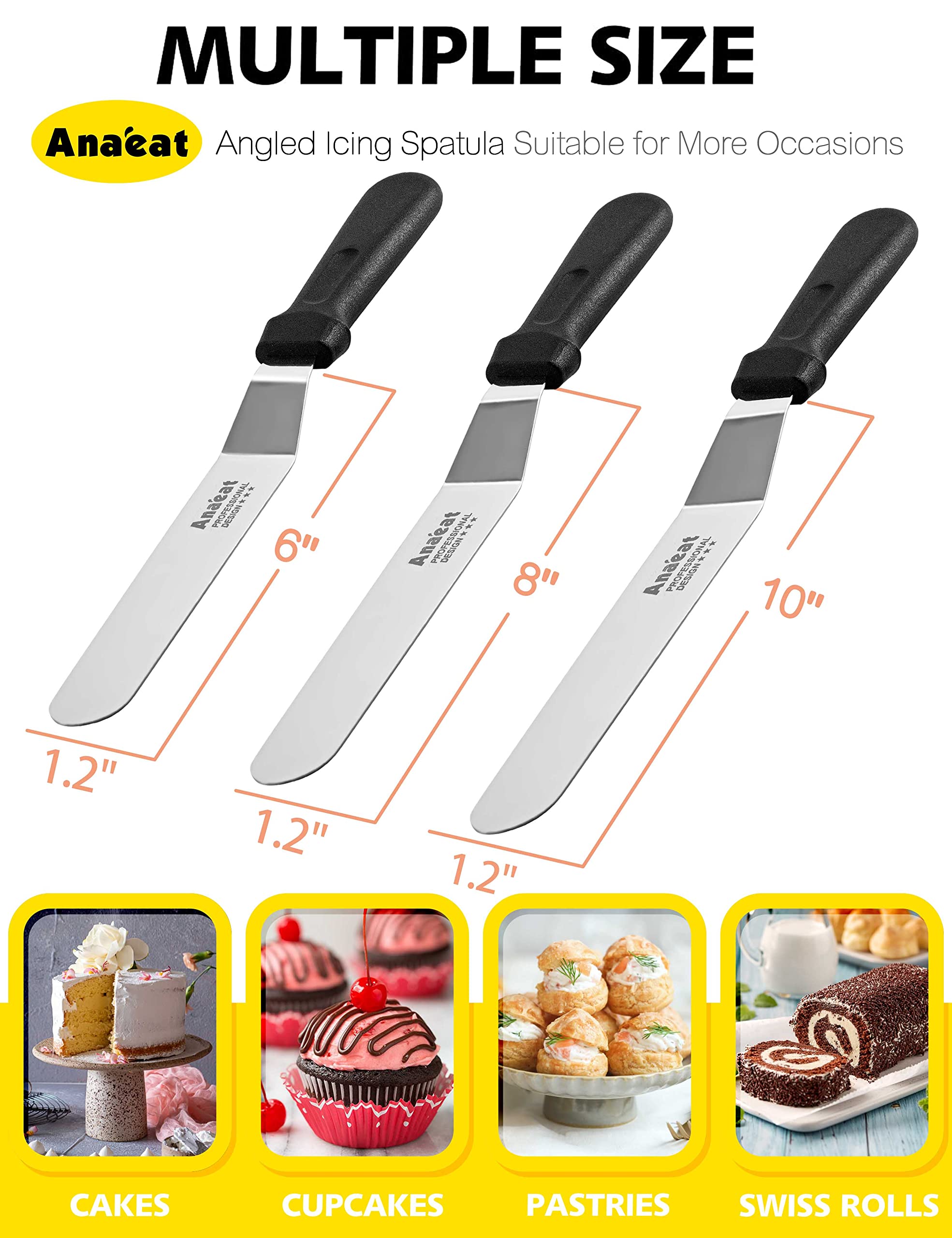 Anaeat dishwasher-safe blade ensures quick cleanup