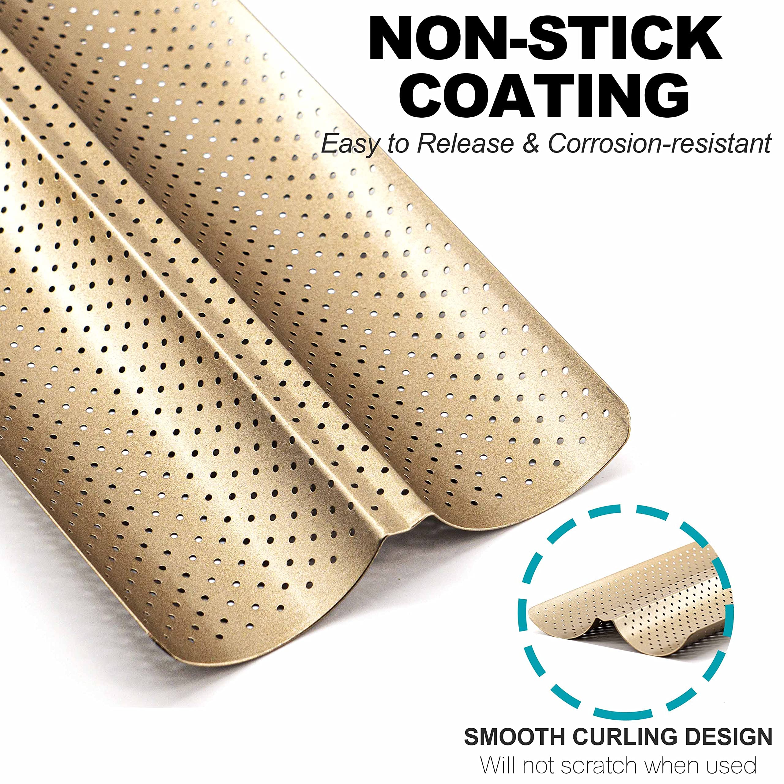 Anaeat nonstick coating aids easy release and quick cleanup