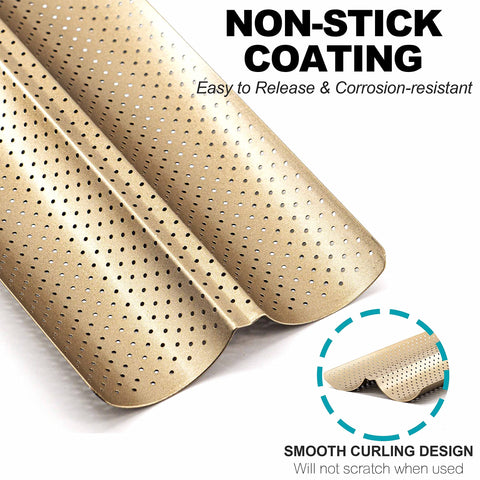 Anaeat nonstick coating aids easy release and quick cleanup
