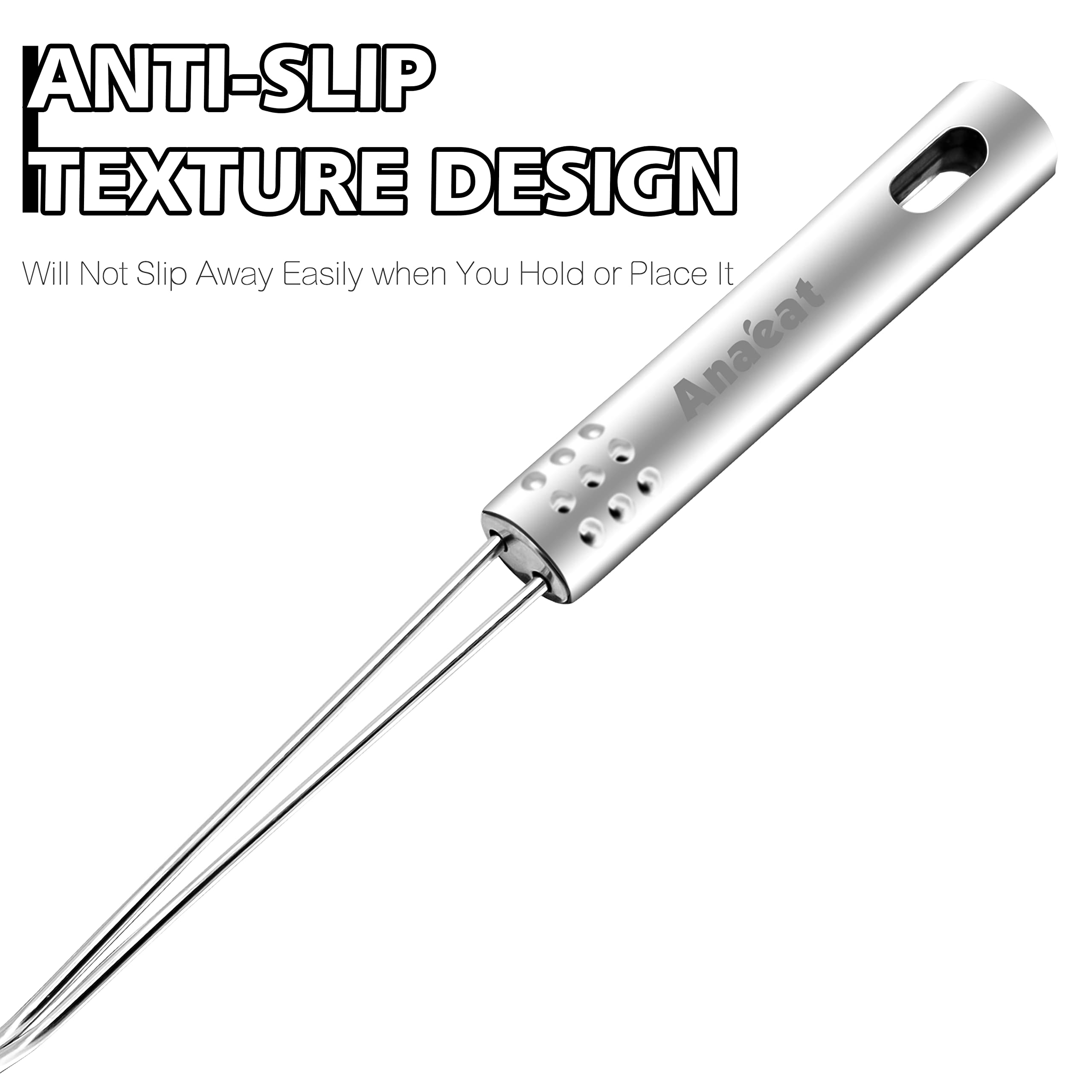 Set of three Anaeat spider skimmers for versatile cooking.