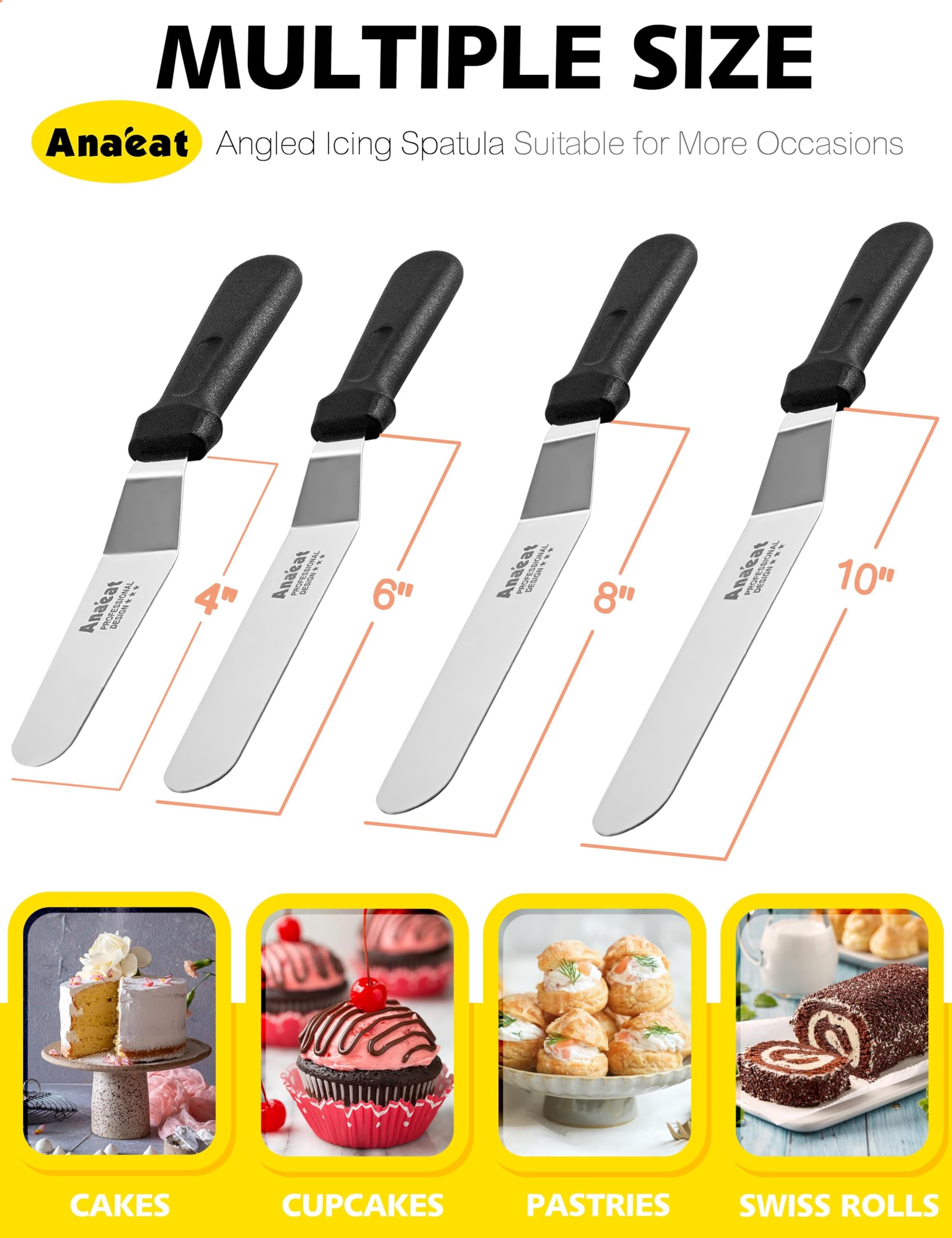 Anaeat stainless steel blade is dishwasher-safe and easy to clean.