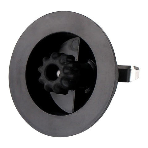Anbige cross blade close-up highlighting durable stainless steel construction.