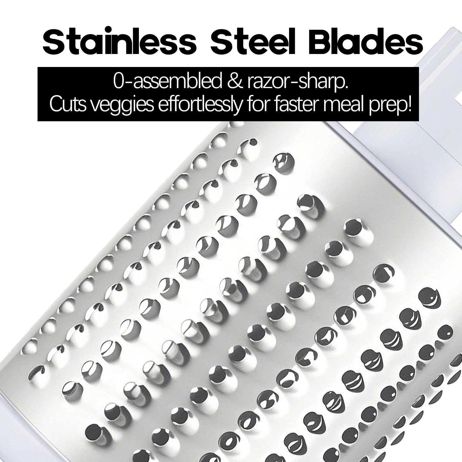 ANCEVSK safety pusher protects fingers during cheese grating.
