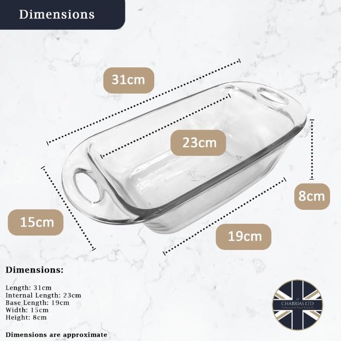Anchor Hocking 5x9 loaf dish, dishwasher-safe for easy cleanup.