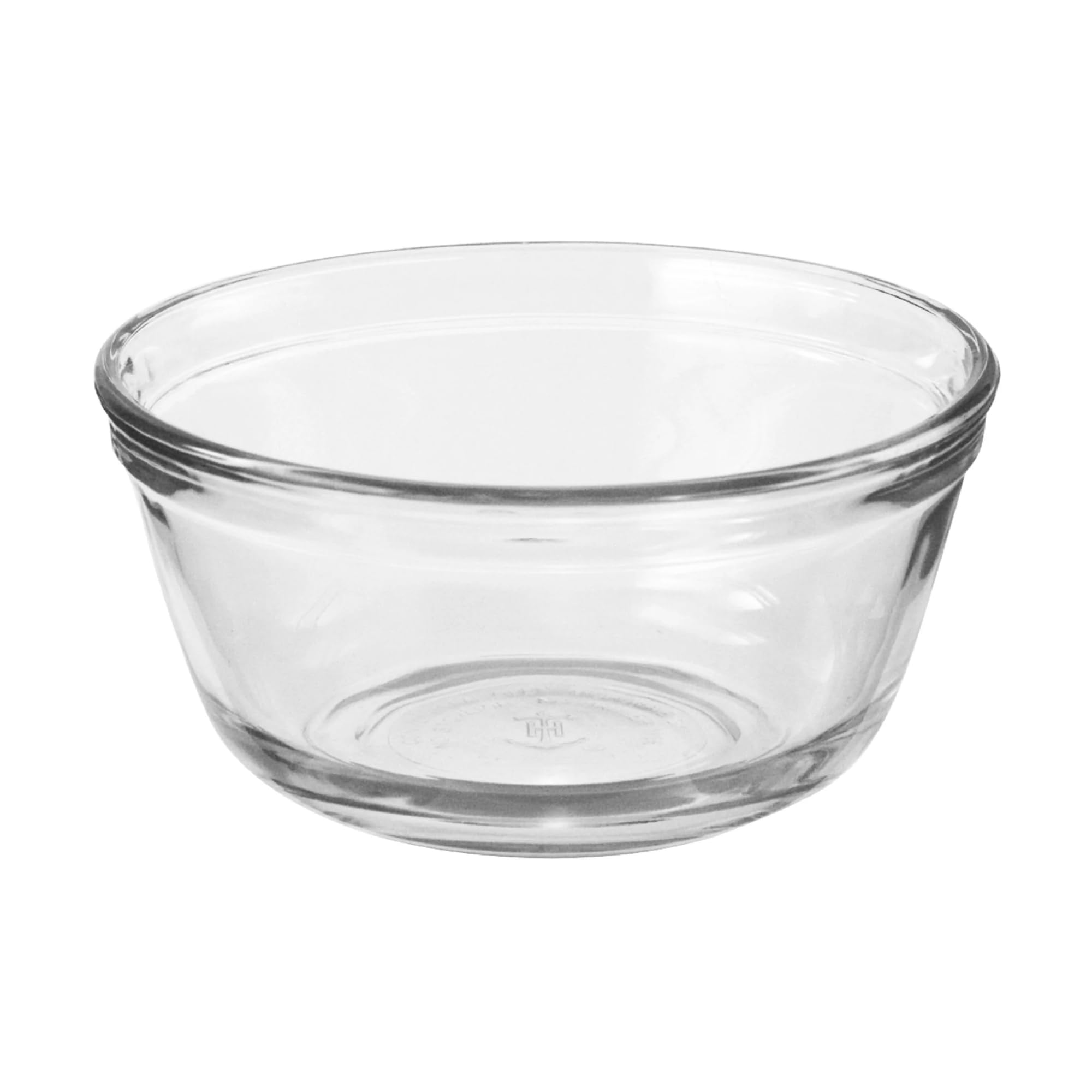Anchor Hocking 81575L5 round mixing bowl, 2.5 qt, clear glass for versatile prep