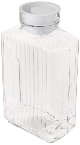 Anchor Hocking Bistro Pitcher in clear glass for quick content checks and easy serving.