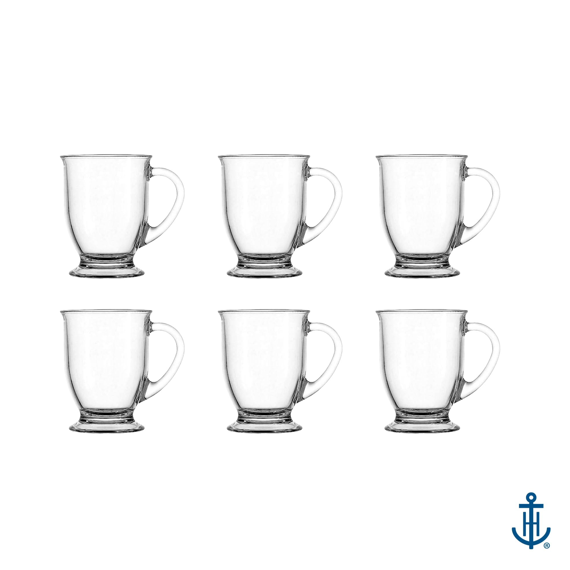 Anchor Hocking Café Mug classic shape ideal for wedding registries