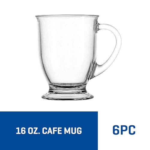 Anchor Hocking Café Mug 16 oz handle close-up shows oversized grip