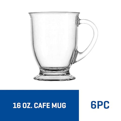 Anchor Hocking Café Mug 16 oz handle close-up shows oversized grip