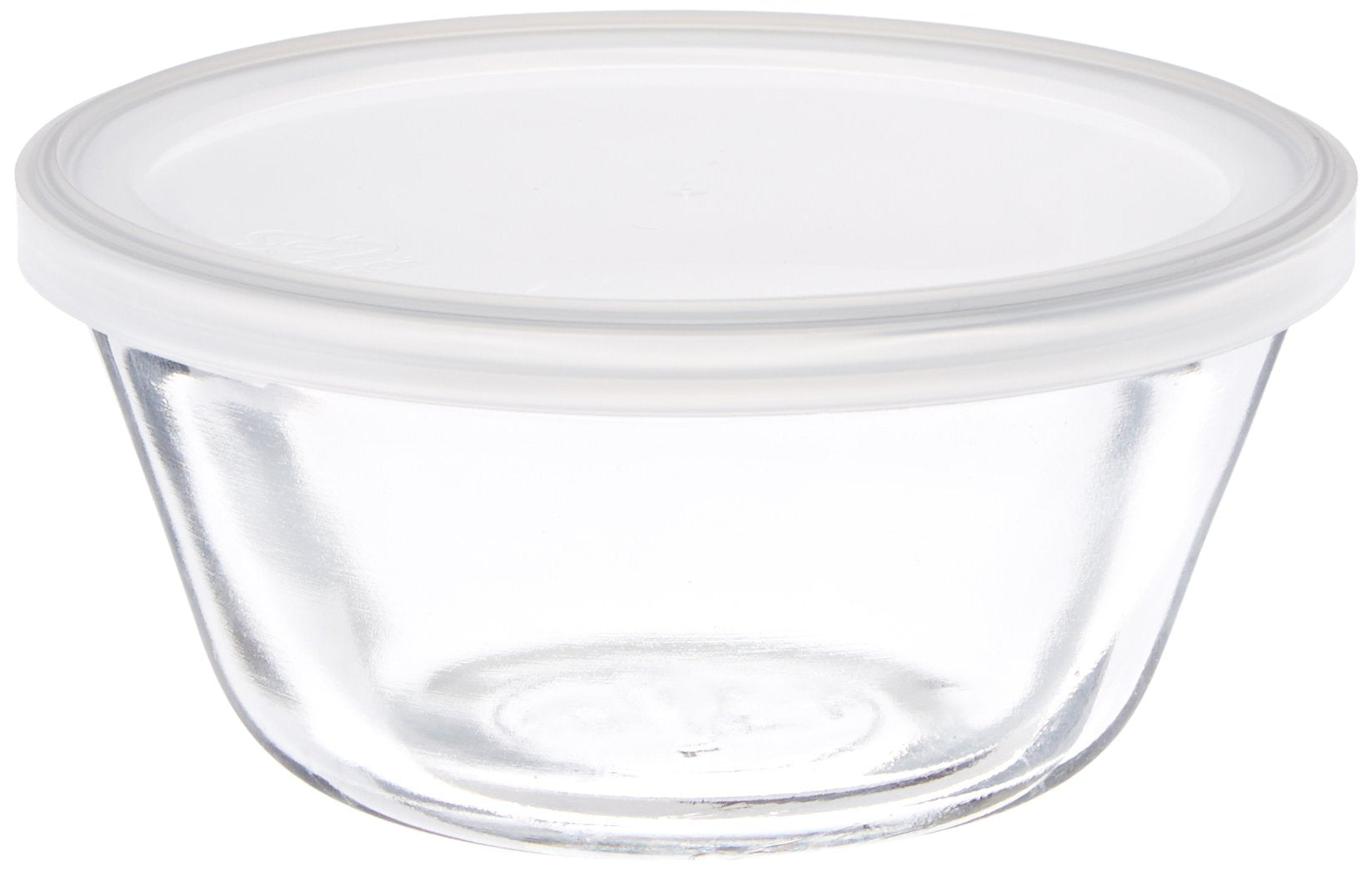 Anchor Hocking glass cups close-up highlighting clear glass quality.
