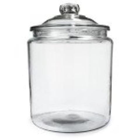 Anchor Hocking Heritage Hill canister used for beverages with ladle serving.