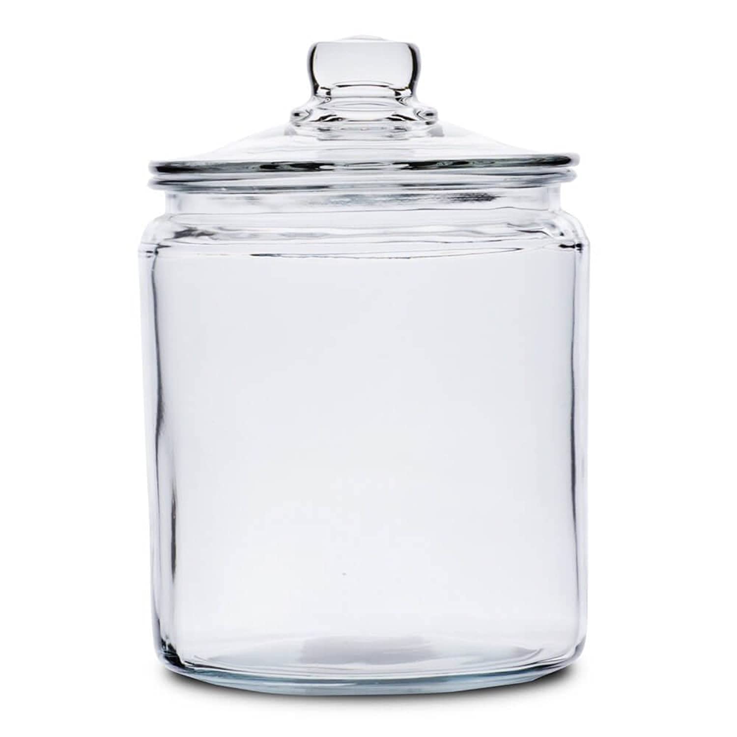 Anchor Hocking Heritage Hill half-gallon canister front view for pantry storage.