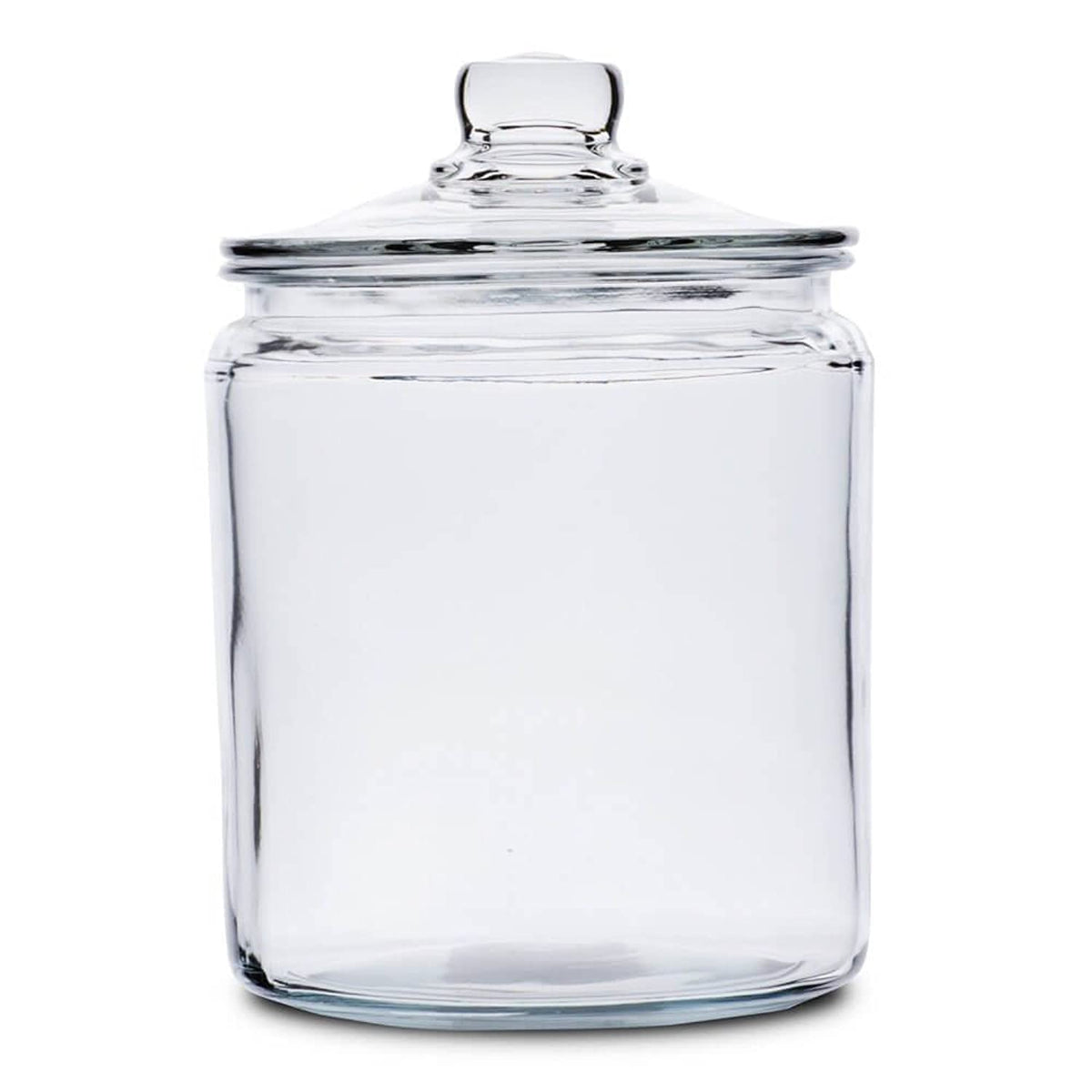 Anchor Hocking Heritage Hill half-gallon canister front view for pantry storage.