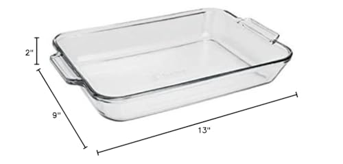 Anchor Hocking Oven Basics bake dish ideal for casseroles and desserts, easy oven-to-table serving.