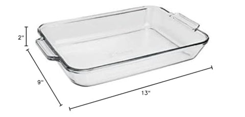 Anchor Hocking Oven Basics bake dish ideal for casseroles and desserts, easy oven-to-table serving.