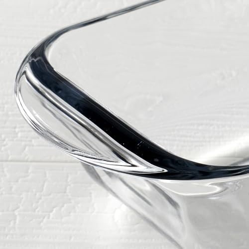Anchor Hocking tempered glass pan highlights durability for daily use.