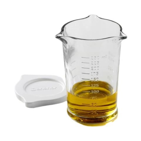 Anchor Hocking triple pour measuring cup 8oz with three spouts for precise liquid transfer.