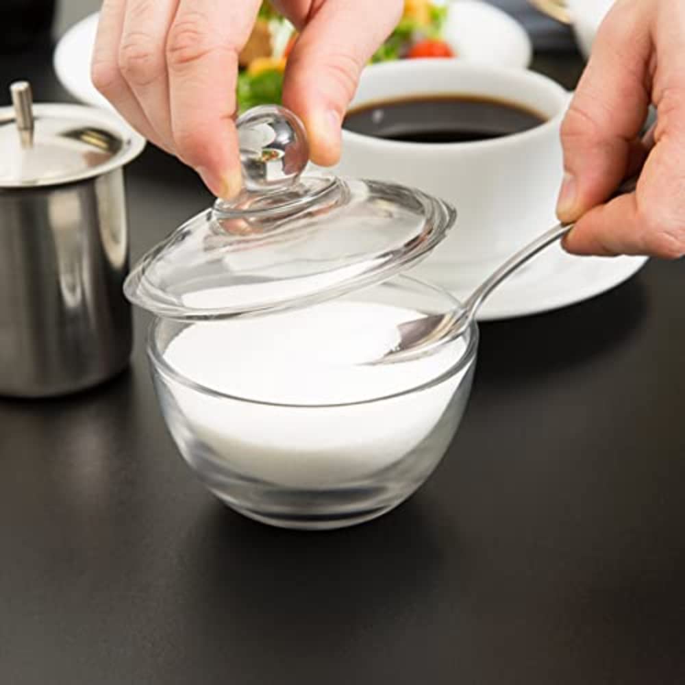 Anchor Hockings Brand Presence 8-oz capacity ideal for everyday sugar or cube storage.