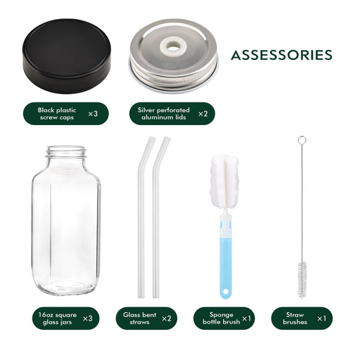 Andemi bottle for fridge storage, compact design fits in fridge and bag