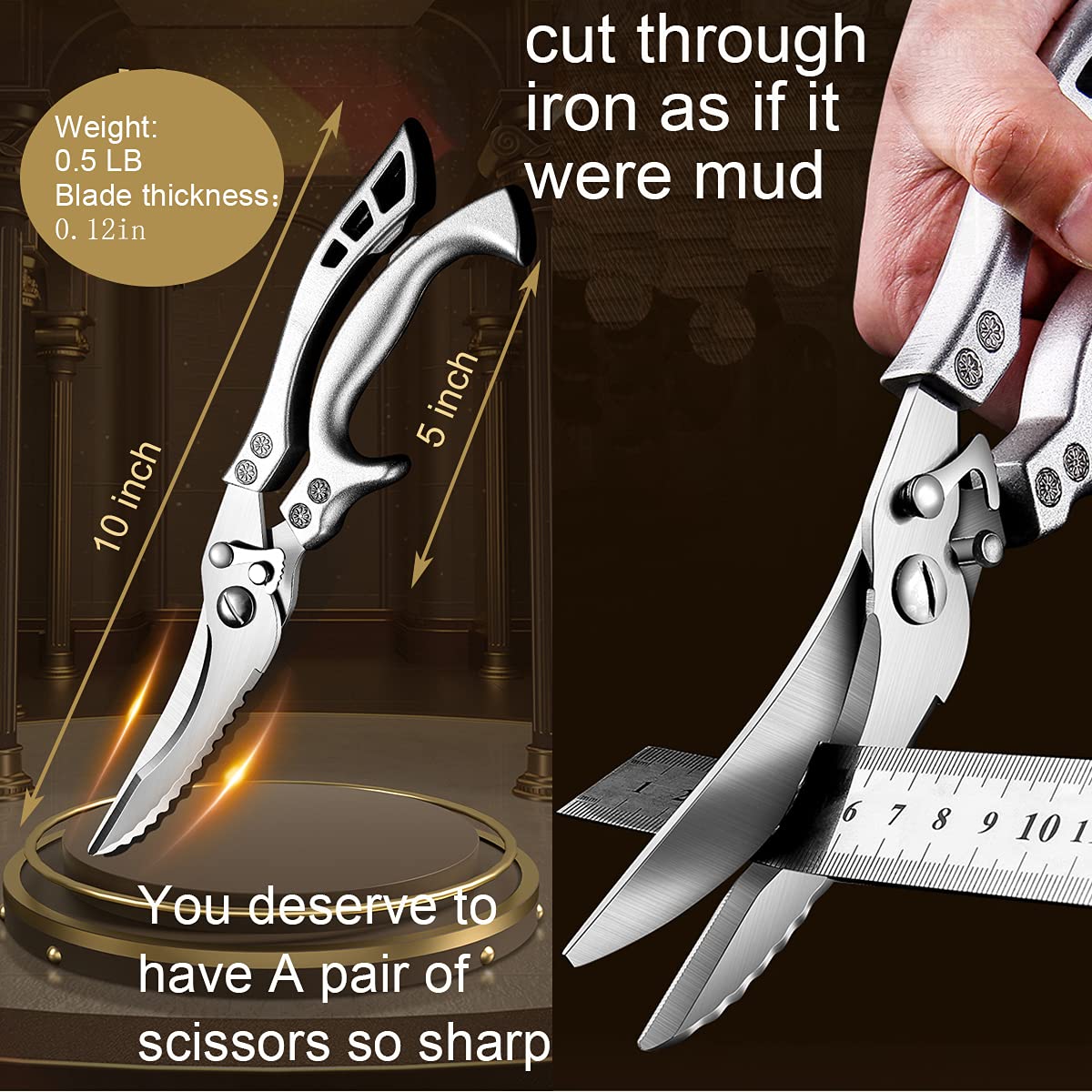 Andong ergonomic extended handle improves comfort and reduces hand fatigue