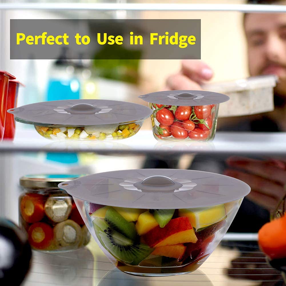 ANDYKEN silicone lid 12-inch extra-large seal for family-sized bowls and pots.