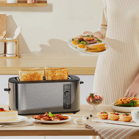 Anfilank Toaster toasted bread example showing even browning