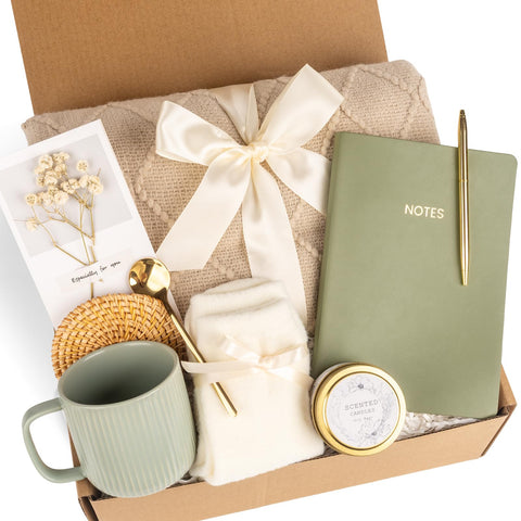 Anforsun birthday gift box with cozy items for special celebrations.