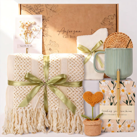 Anforsun ceramic coffee cup with gold spoon and coaster for daily rituals.