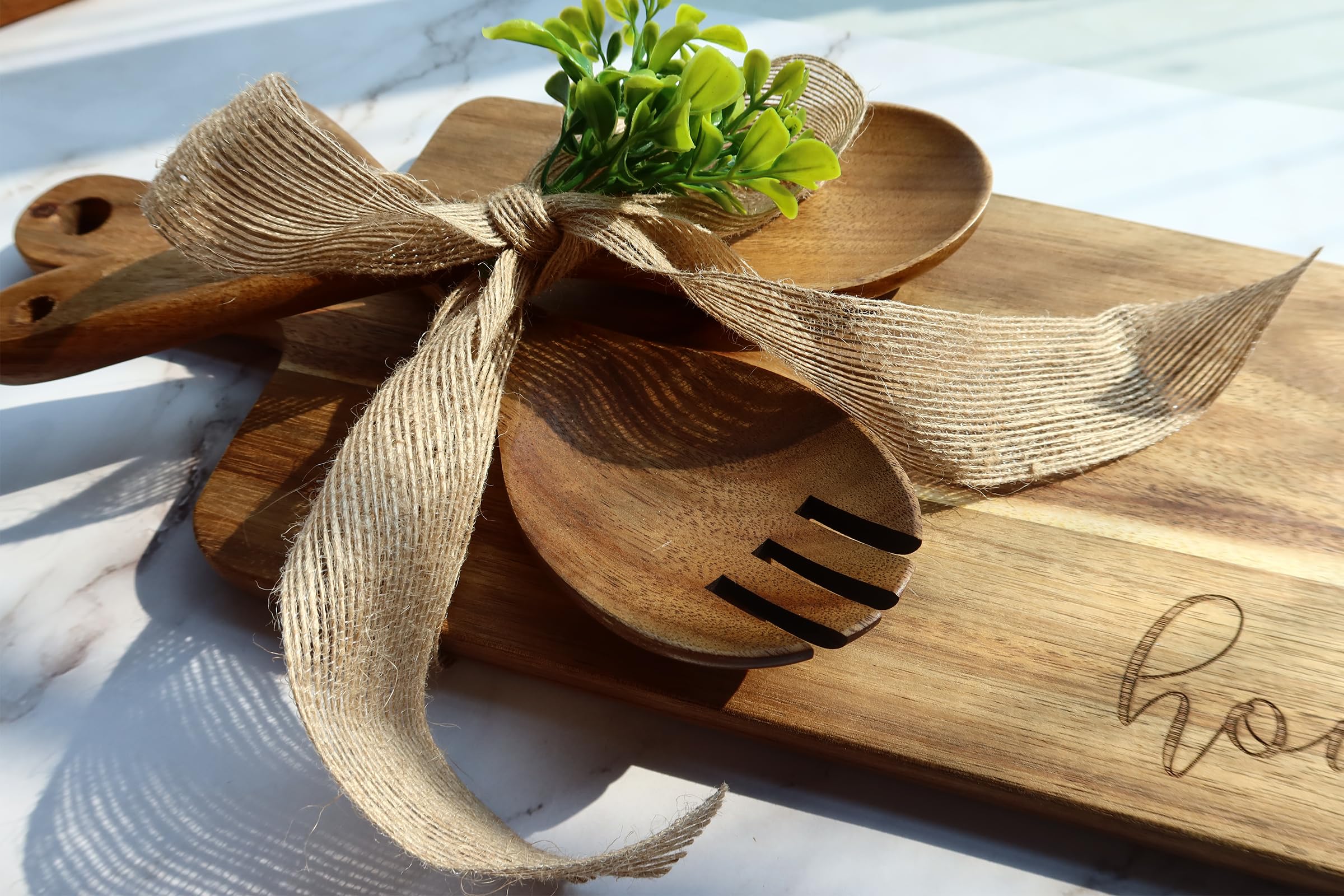Anforsun wooden salad fork for serving and mixing
