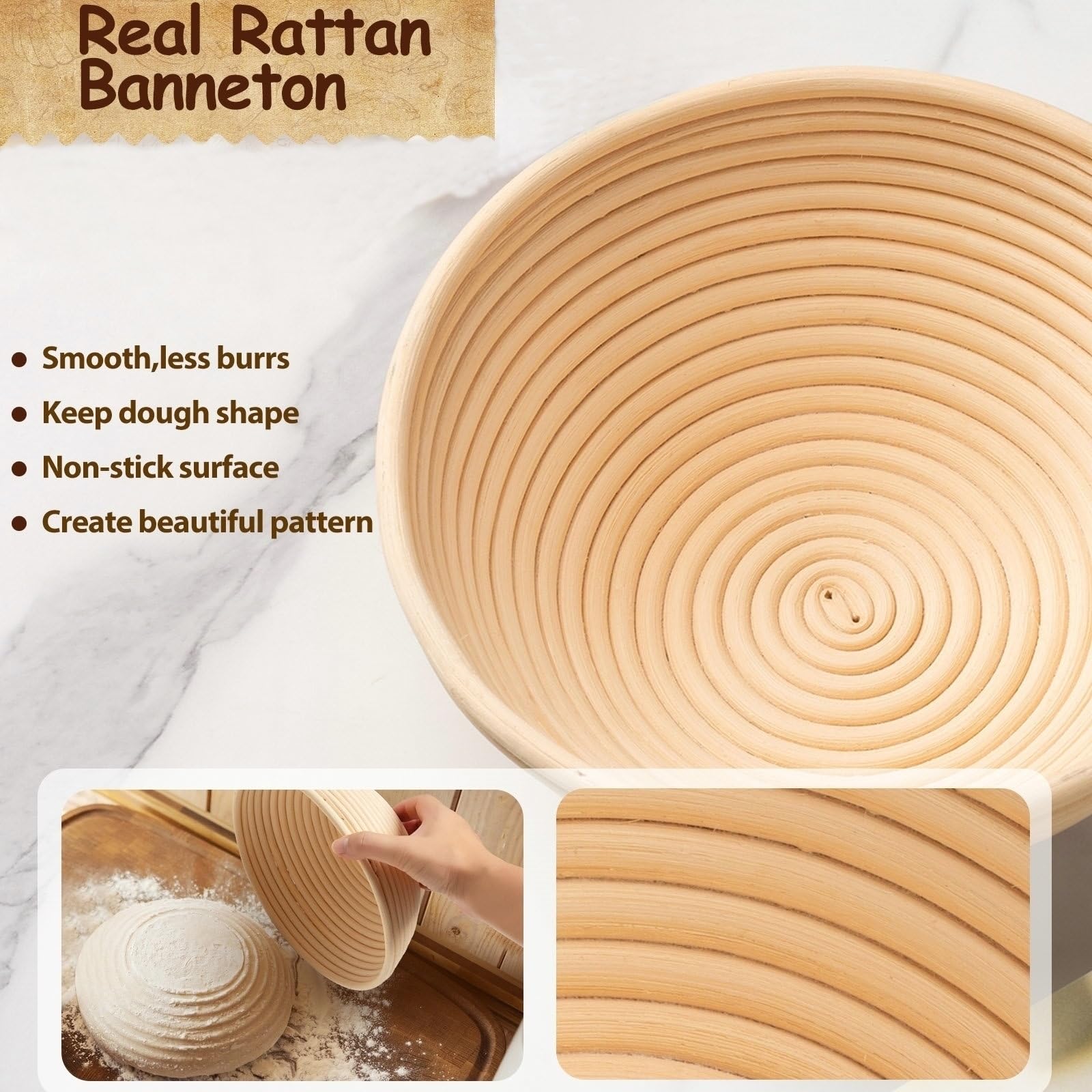 Angadona bread lame with five blades for precise scoring of dough.