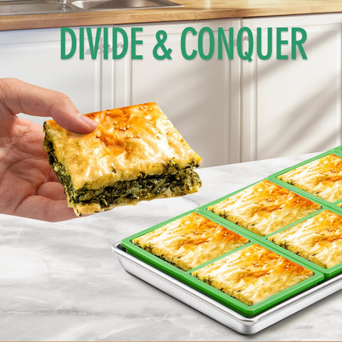 Angadona dividers are dishwasher-safe for quick, easy cleanup.