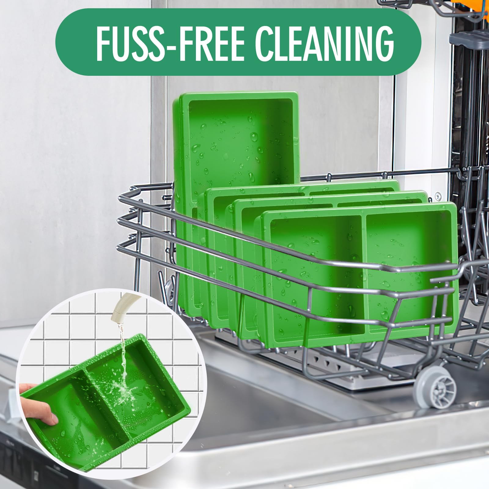 Angadona durable, reusable silicone design reduces waste and saves money.