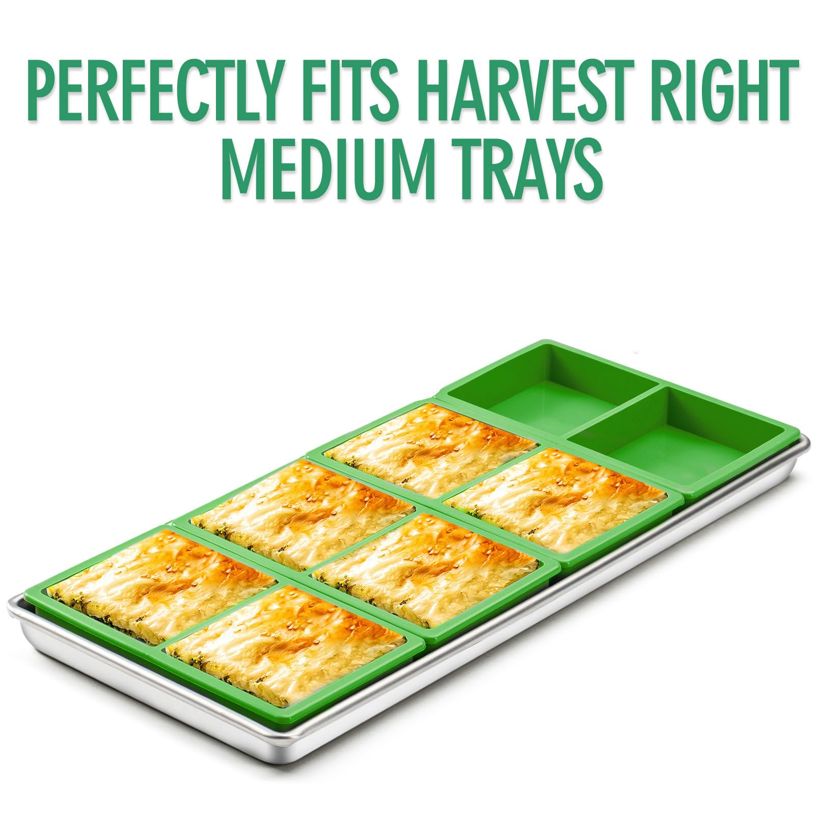 Angadona silicone mold creates paste-sized pieces for even freeze-drying results.