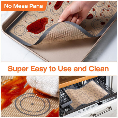 Angadona oven-safe silicone mats deliver consistent heat for perfect macarons.